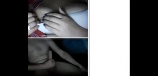  videochat series 26 tits masturbating cumshot cum